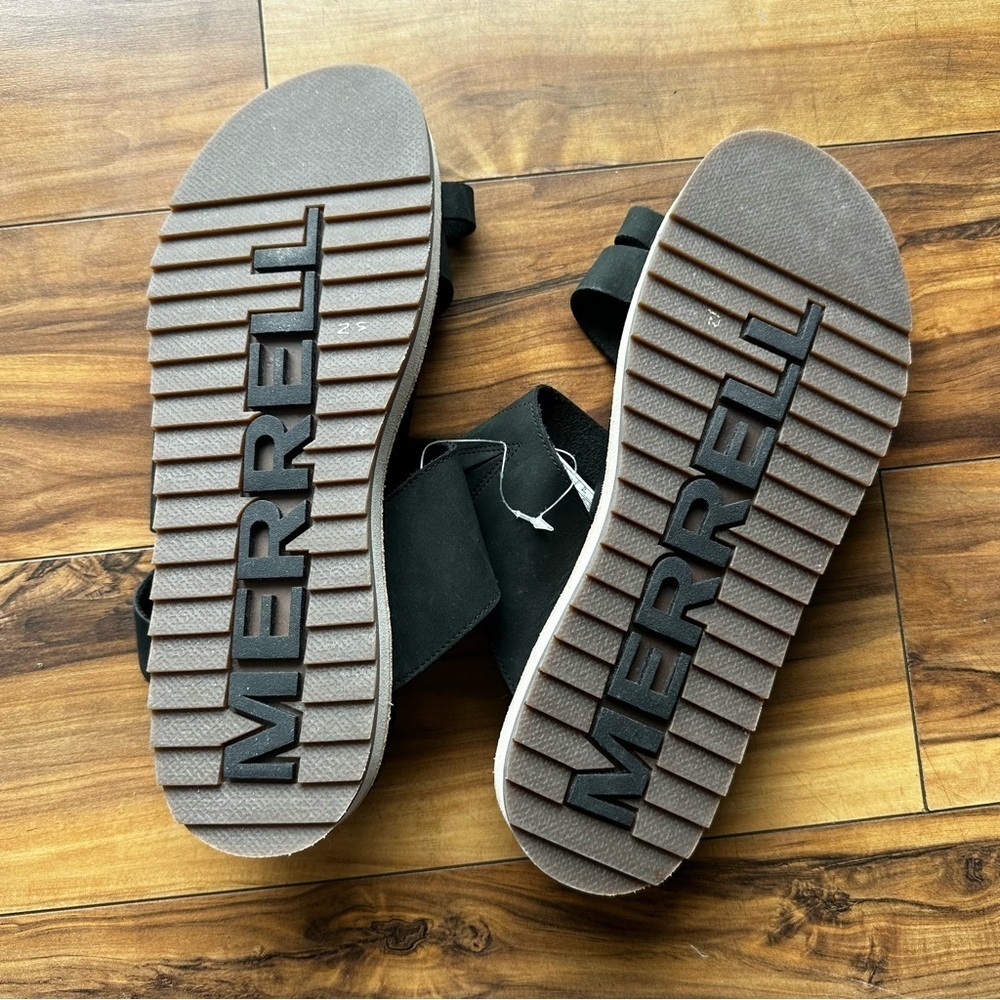 Merrell Juno Black wrap Strappy Sandals 11 - Picture 2 of 5